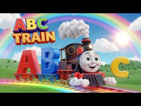 ABC Train Nursery Rhyme | Alphabet Song for Kids #abcsong
