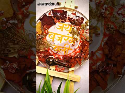 Making Bajrang Bali Resin Piece #resin #resinart #resincrafts #youtubeshorts