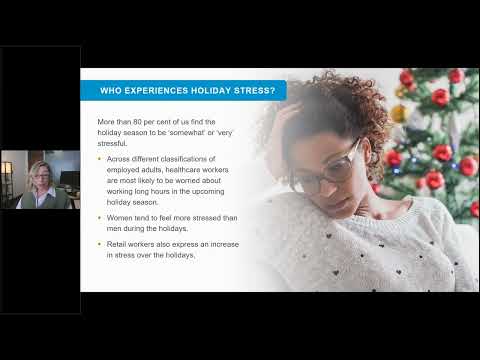 Staff Wellness and Health Booster Session -  Managing Holiday Stress