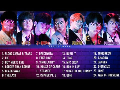 BTS Halloween Playlist 2021 (Dark/Evil)😈🎃