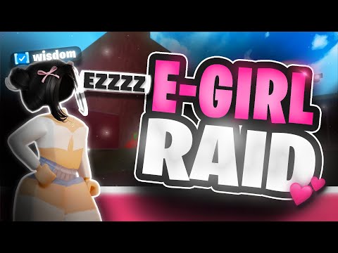 Raiding The WORST CREW As An E-GIRL in Da Hood... 😅🤣