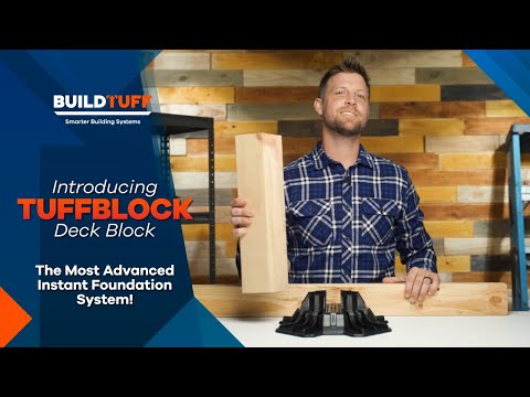 Meet TuffBlock - The Revolutionary & Highly Engineered Polymer Alternative to Concrete Deck Blocks