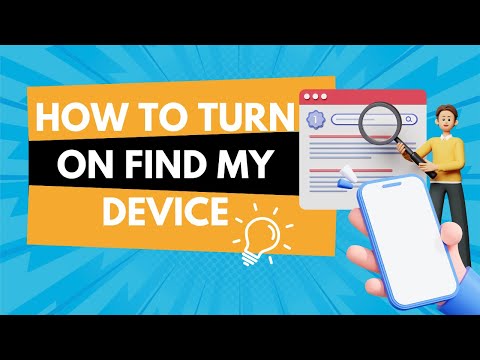 How to turn on Find My Device - Easy!