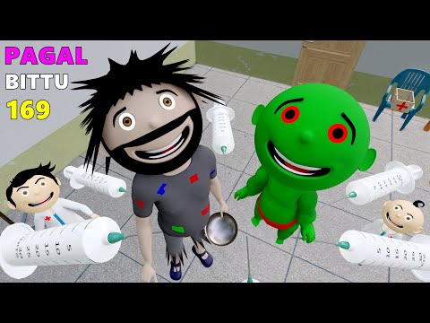 Pagal Bittu Sittu 169 | Doctor Wala Cartoon | Injection Cartoon | Pagal Beta | Desi Comedy Video