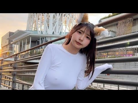 【Braless Walk】When trying to go to Tokyo Skytree...