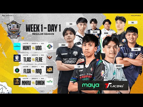 🔴 LIVE | MDL PH S5 | FILIPINO - Week 1 Day 1