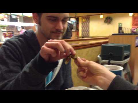 Brett eats some Jalapeños