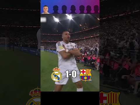 REAL MADRID  vs  BARCELONA SPANISH SUPER CUP FINAL