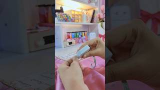 Completing the last details for my Eid look! Can't wait for tomorrow! 💎🩷🎀 | #shorts #diy #eid #viral