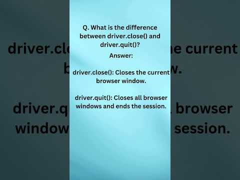 Frequently Asked Selenium-Java Interview Questions Part-3