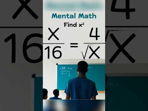 Mental Math. Quickest Way to Solve this Algebra Question in Seconds.