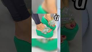 See your beautiful sandals 👠 According to your name letter #comfysandals #viral #subscribe