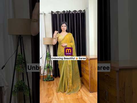 📦Unboxing Party Wear Saree | MEESHO #partywearsaree #getthelook #unboxing Saree #saree