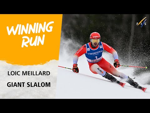 Loic Meillard returns on top of the podium in Hafjell | FIS Alpine World Cup 24-25