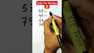 🎯 Ultimate Math Challenge: Prove Your Genius | Math Puzzles 🔮#maths #youtubeshorts