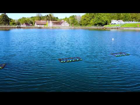 Gorgeous 4K UHD footage, DJI Mini 2, Pembury Reservoir, Kent, 2021. Adobe Premiere Pro.