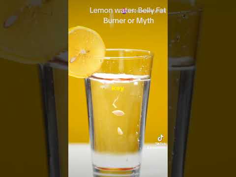 Myth or Truth pt3.Lemon water: Belly Fat Burner #lemon #lemonwater #lemonwaterbenefits#smoothie