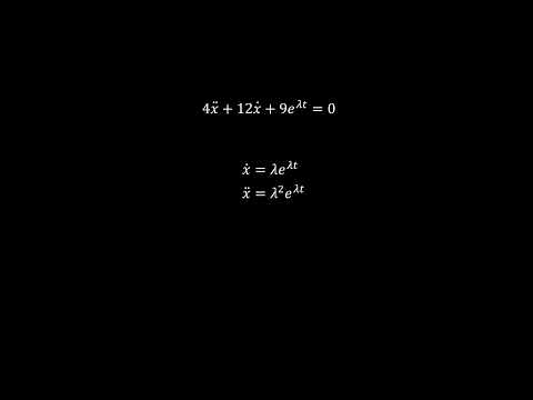 Solving a second order differential equation #calculus #differentialequation #maths