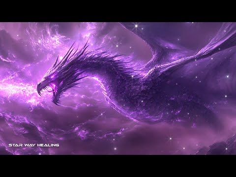 396Hz VIOLET FLAME DRAGON • CLEANSE OF KARMA & UNCONSCIOUS BLOCKAGES • REIKI