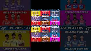 IPL 2026 All Teams Release Players MI RCB CSK #ipl2026 #rcbians #msdhoni #viratkohli #shorts