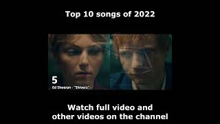 Top 10 songs of 2022