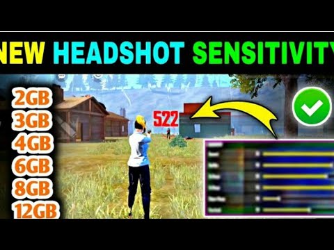New Headshot Sensitivity Free Fire🔥| Best Sensitivity For One Tap Headshot | New Headshot Setting FF