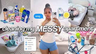 EXTREME APARTMENT DEEP CLEAN ♡ organizing, restock, laundry, declutter