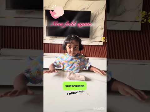 गर्मी की छुट्टियों में बच्चों को कैसे busy रखें। Learn to fold napkin #summervacation #keepkidsbusy