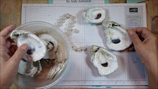 Oyster Shell with Pearl Feet