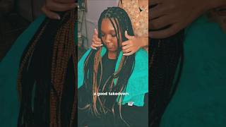 The right braids CAN BE a protective style. #knotlessbraids #protectivestyles