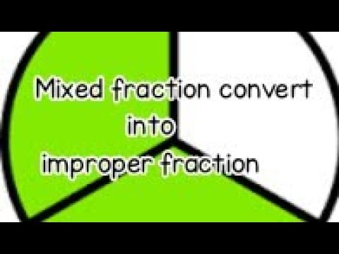 CONVERT INTO IMPROPER FRACTION (@mathematicstutorial3313)