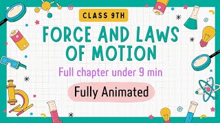 Force and Laws of motion from class 9th physics