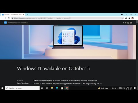 Finally Windows 11 release date announced | 2021 Official from Microsoft website