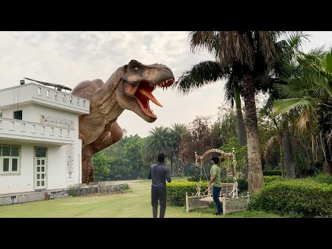 Most Dramatic T-rex Dinosaur Attack in Real life