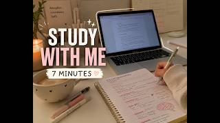 7-Minute Research With Me 📚 | College Study Session