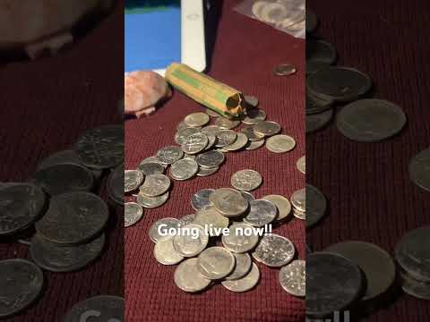 I’m live! Join my live stream for coin hunting #coincollecting