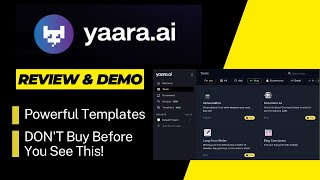 Yaara Review and Demo: Powerful Templates, Don't Buy?