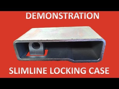 Slimline Locking Case For Shipping Containers Demonstration