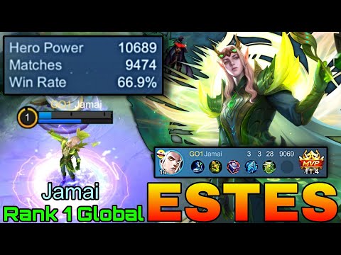 Support MVP Estes Insane 9,400+ Matches - Top 1 Global Estes by Jamai - Mobile Legends