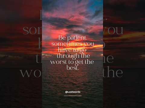 🔁Go Through the Worst to Get the Best 💪✨  #SuccessMindset #StayStrong #MotivationDaily #PatiencePays