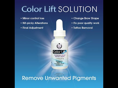 Permanent Makeup Color Correction With Color Lift