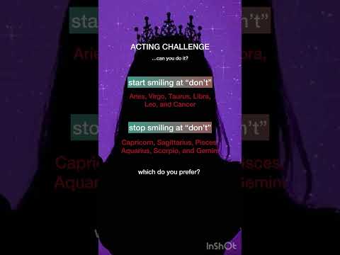 Zodiac Signs Acting Challenge #acting #actingchallenge #zodiac #duet #fyp #shorts #zodiacsigns
