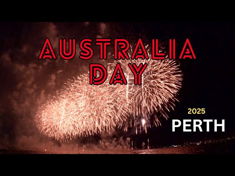 FIREWORKS II AUSTRALIA DAY 2025 II PERTH AUSTRALIA