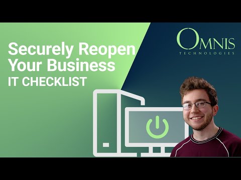 Securely Reopening Your Business - IT Checklist