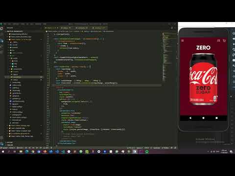 Coca Cola App built with React Native