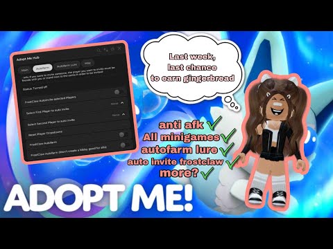Roblox Adopt Me Last Week Minigame Script for all minigames, Autofarm Lure, Auto invite | 2025