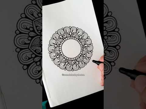 Craft Your First Mandala: A Simple Tutorial #mandalaart #beginnersmandala #tutorial