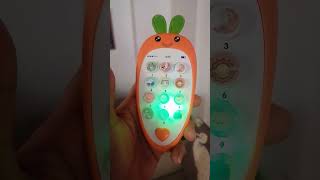 CUTE LEARNING PHONE TOY #digitallearning #satisfying #soundeffects #cutefunnyvoice #babyhappyshorts