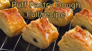 Puff Pastry Dough made easy by this method || Easy Puff pastry Dough recipe at home|| Puff patties