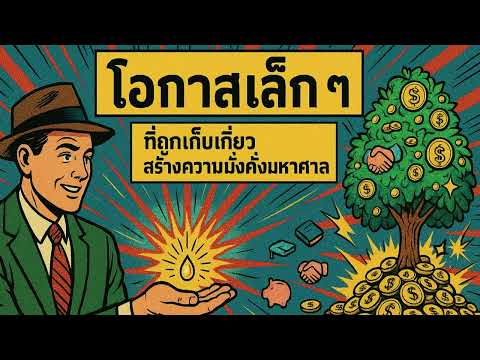“โอกาสเล็กๆ ที่ถูกเก็บเกี่ยว สร้างความมั่งคั่งมหาศาล” | Mindset คนรวยมองต่างจากคนทั่วไป